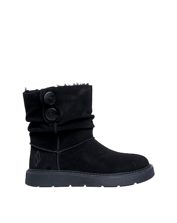 Skechers Keepsakes Cozy Mid Slouched Button Boot - Standard Fit