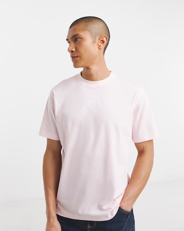 Lacoste Short Sleeve Croc Logo T-Shirt - Pink