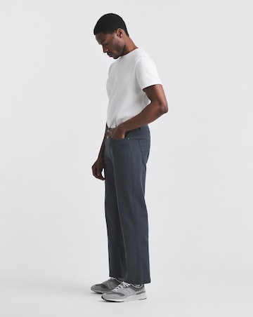 Union Blue Loose Fit Stretch Gabardine Jean