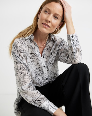 Oversized Voile Shirt