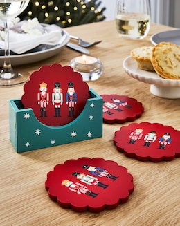 Nutcracker Coaster Set