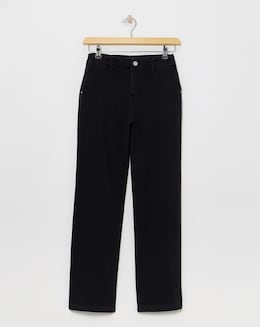 Black Cosy Slim Leg Jeans