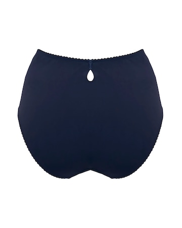 Pour Moi St Tropez High Waist Deep Brief Navy/Pink