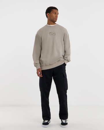 VANS Blocked Box Loose Crewneck Sweatshirt