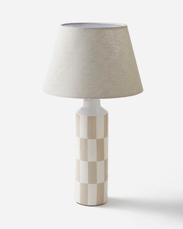 Callie Checkerboard Table Lamp
