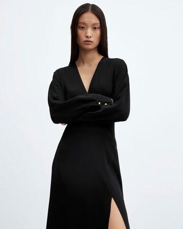 Mango Cross - Neckline Slit Dress