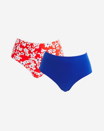 Value 2 Pack High Waist Bikini Bottoms