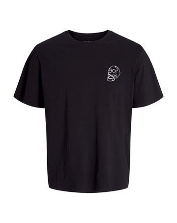 Jack & Jones Skull Back Graphic T-Shirt - Black
