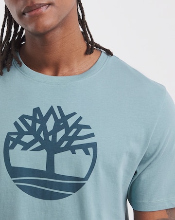 Timberland Kennebec River Tree Logo T-Shirt - Blue