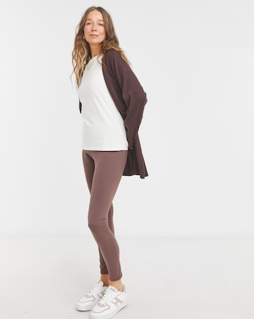 Chocolate Soft Touch Cardigan