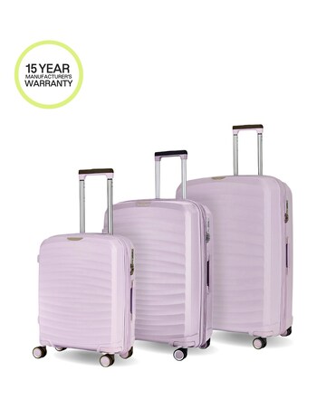 Rock Sunwave 3pc Suitcase Set