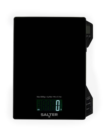 Salter Electronic Scale with Thermometer & Timer