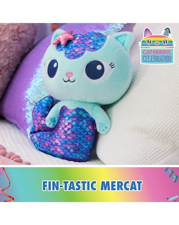 Gabby's Dollhouse Fin-Tastic MerCat 10-inch Plush
