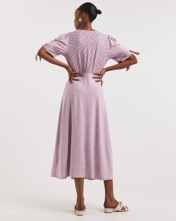 Joe Browns Jersey Tie Detail Floral Print Dress