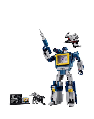 LEGO Icons Transformers: Soundwave Model Kit, Home and Office Decor Set