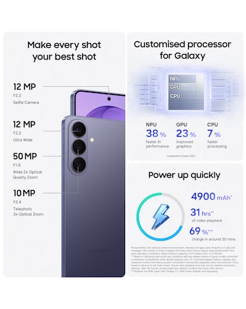 Samsung Galaxy S26+ 512GB (Cobalt Violet) & Galaxy Watch8 44mm BT bundle