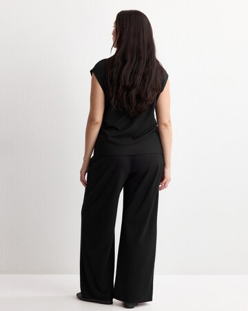 Mango Candelo Straight-Fit Trousers With Elastic Waist