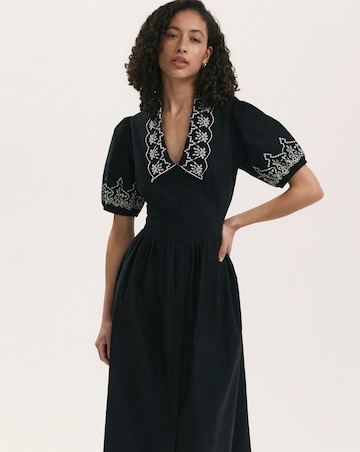 Finery London Arianna Embroidered Dress