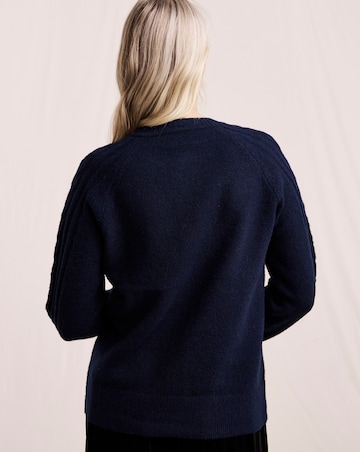 Julipa Cable Star Button Cardigan