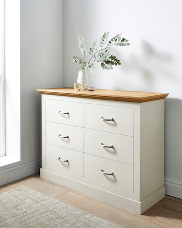 Julipa Ashford 6 Drawer Wide Chest