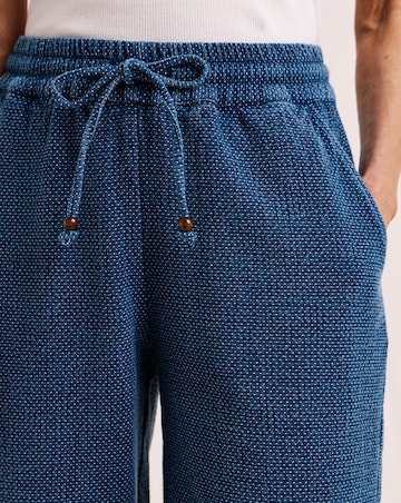 Julipa Denim Stitch Pull On Crop Trouser