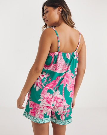 Printed Cami And Short Pyjama Set