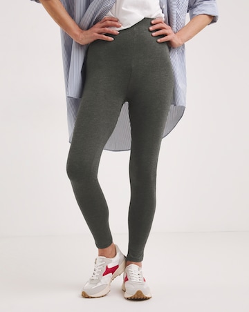 Charcoal High Waisted Jersey Legging