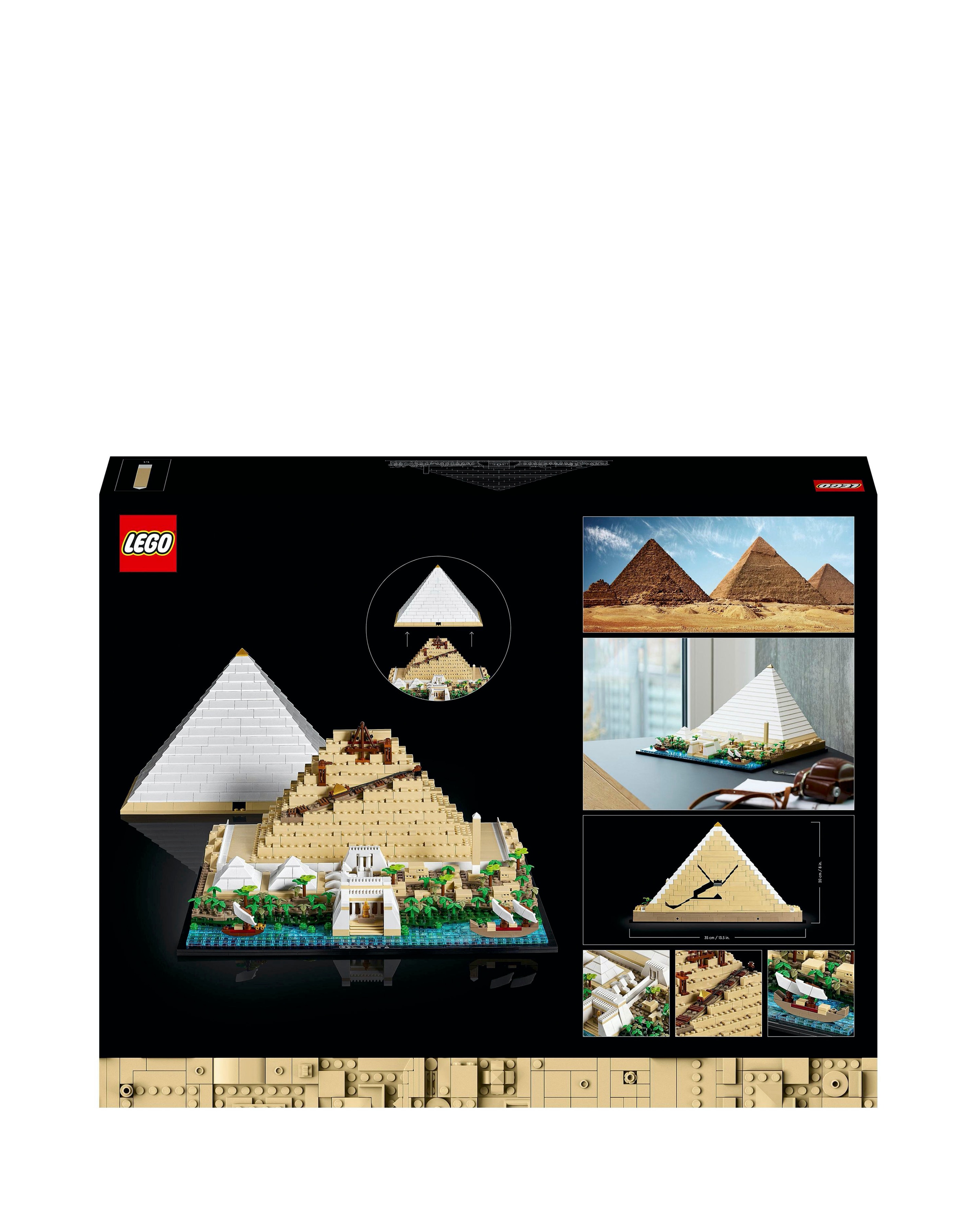 LEGO Architecture Great Pyramid of Giza Set for Adults 21058 | JD
