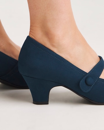 Vallie Mary Jane Heeled Shoe Wide E Fit