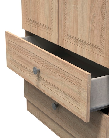 Richmond Ready Assembled 2 Door 2 Drawer Wardrobe