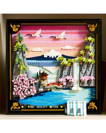 LEGO Art Japanese Cherry Blossom Landscape