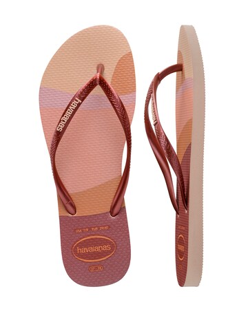 Havaianas Slim Glow Toe Post Flip Flop Sandals