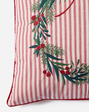 Christmas Wreath Cushion