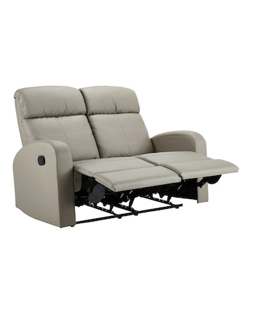 Ramsey Faux Leather Recliner 2 Seater Sofa