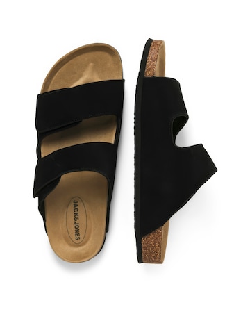 Jack & Jones Central Two Strap Sandal - Black