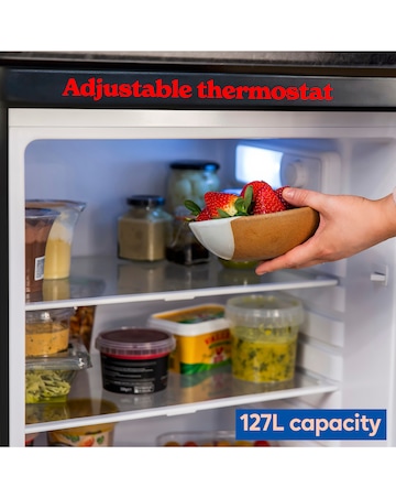 Russell Hobbs RH85UCLF552E1B 85cm Under Counter Fridge - Black - E Rated