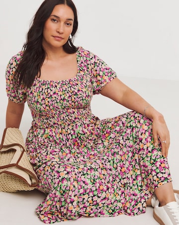 Joe Browns Ellie Shirred Jersey Maxi Dress