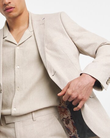 Danny Linen Mix Suit Jacket