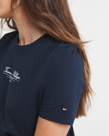Tommy Hilfiger Script Crew Neck Short Sleeve T-shirt