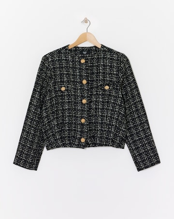 Joanna Hope Boucle Bomber Jacket
