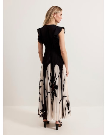 Phase Eight Uma Printed Pleat Maxi Dress