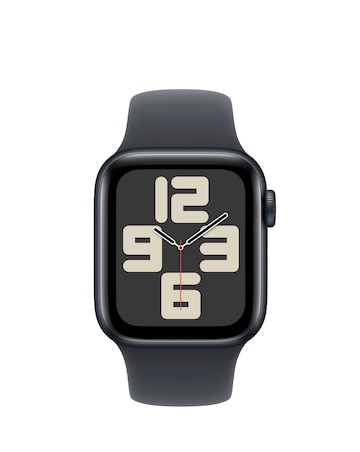 Apple Watch SE GPS 40mm Midnight Aluminium Case with Midnight Sport Band - S/M
