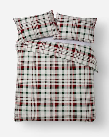 Isla Check Brushed Cotton Duvet Cover Set