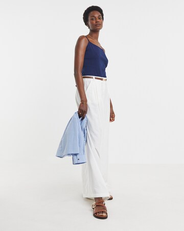 Pure Cotton Blue, Navy & Coral 3 Pack Cami Vest