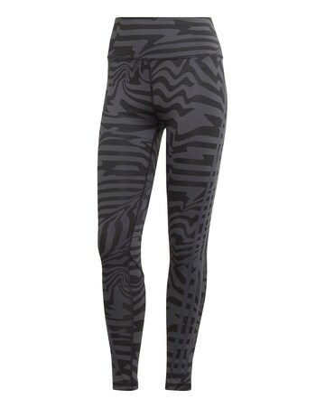 adidas Optime TrainIcons Jacquard 3 Stripes Leggings