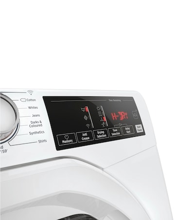 Hoover H-DRY 350 HRE H9A3TE-80/N, 9kg, Heat Pump Tumble Dryer White