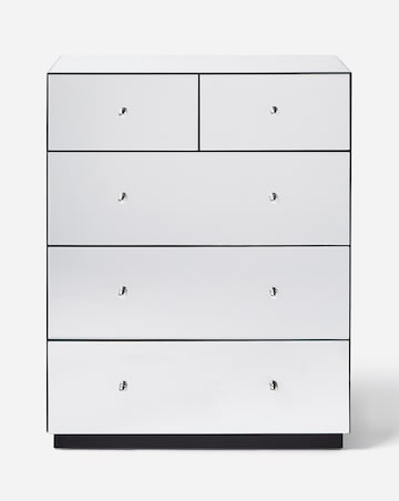 Broadway Mirrored Small Chest of Drawers