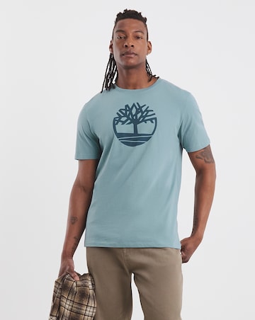 Timberland Kennebec River Tree Logo T-Shirt - Blue