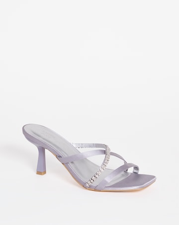 Joanna Hope Diamante Crossover Heel - Wide Fit (E)
