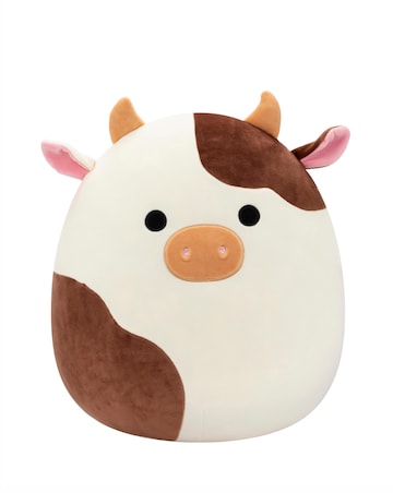 Squishmallows Large Plush 16in - Ronnie Cream and Brown Cow